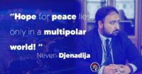 Đenadija: Hope for peace lies only in a multipolar world
