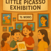 Doboj: 76 works by students of the “Little Picasso” art school exhibited